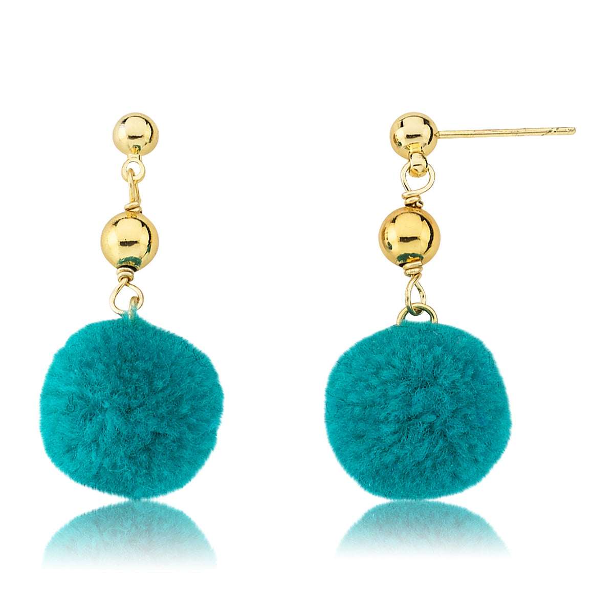 Mileez Pom Pom Dangle Earring