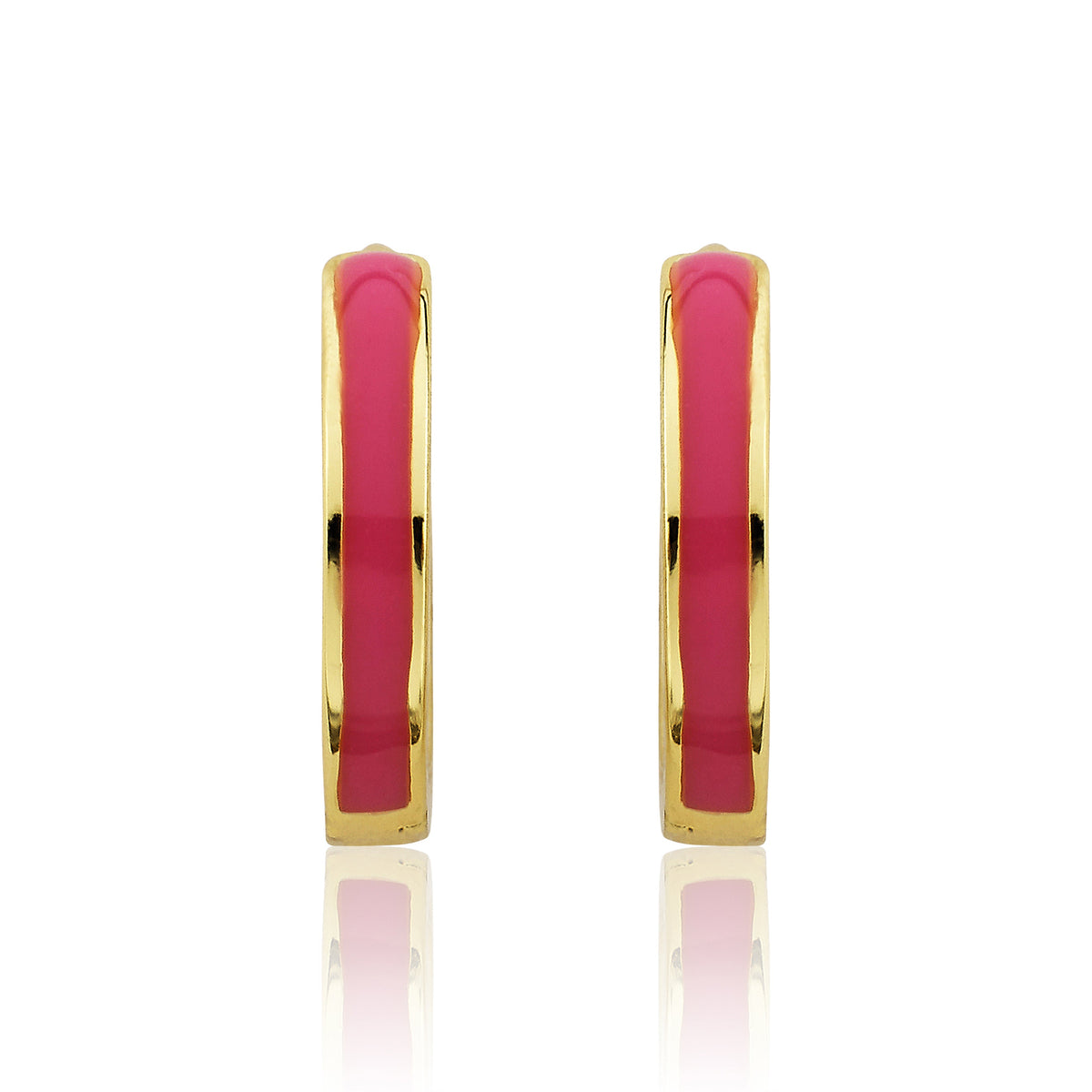 Enamel Huggy Earring
