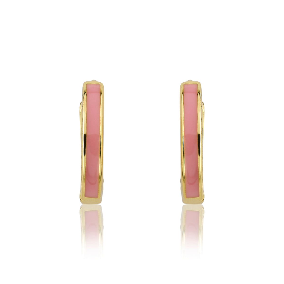 Enamel Huggy Earring