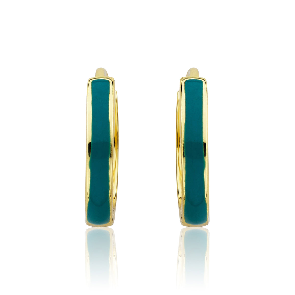 Enamel Huggy Earring