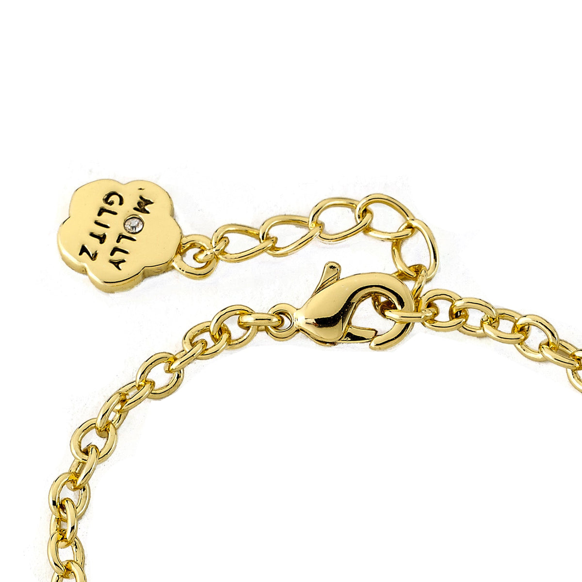 Crystal Butterflies Charm Bracelet