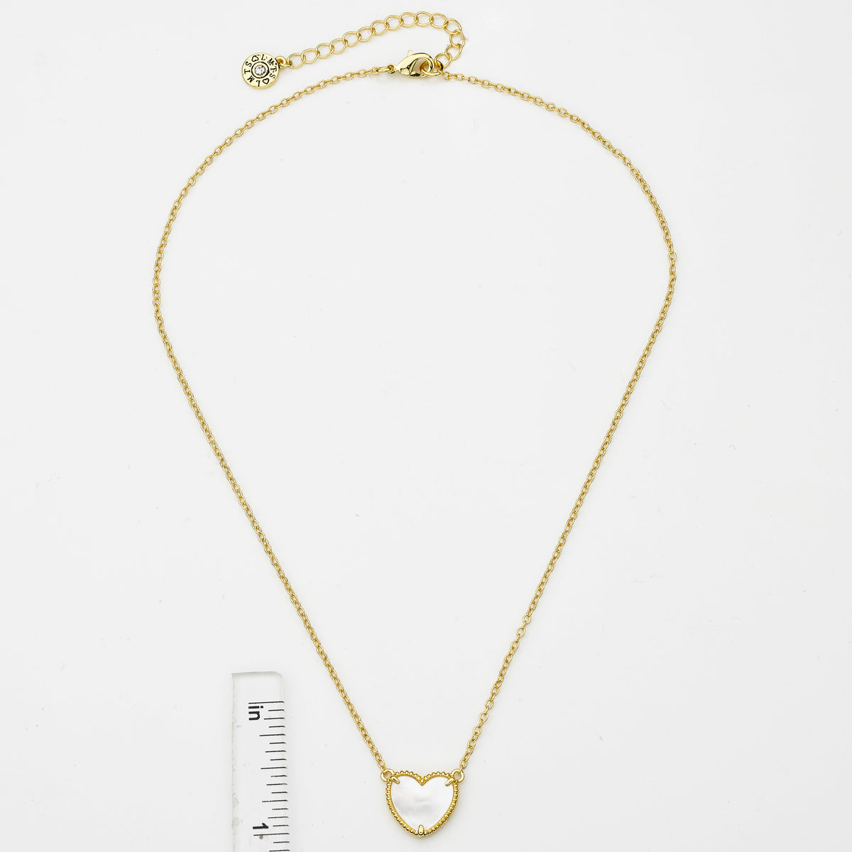 Mother Of Pearl Heart Necklace