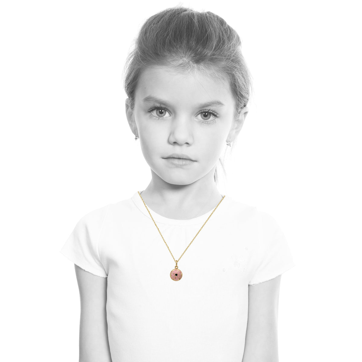 Donut Pendant Necklace