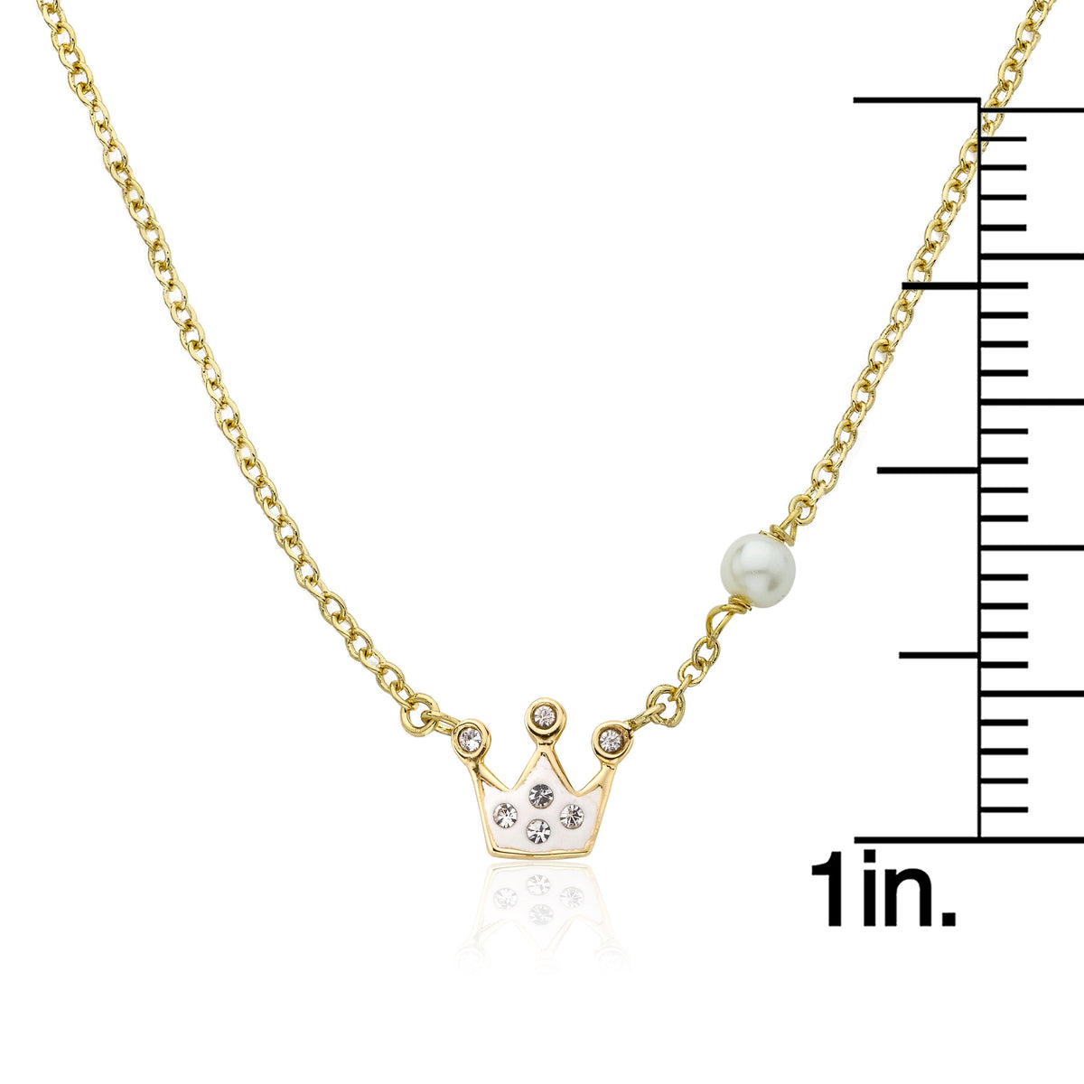 Crystal Crown Necklace