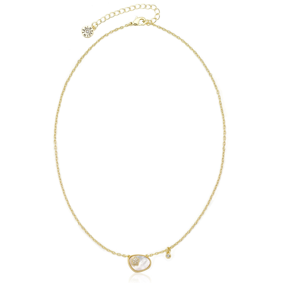Cz Flower Necklace
