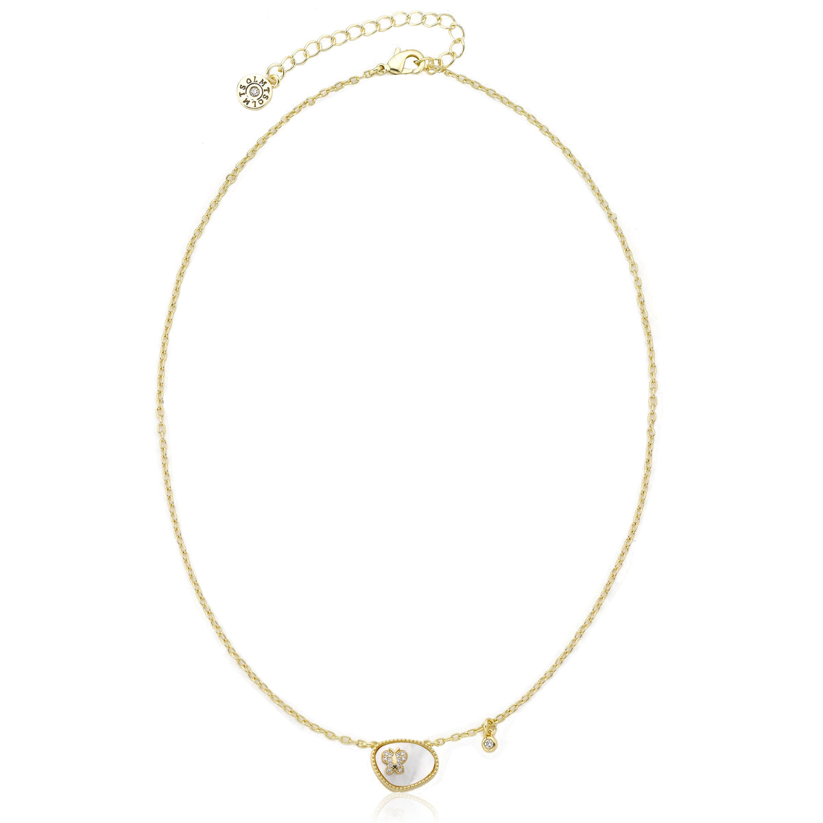 Cz Butterfly Necklace