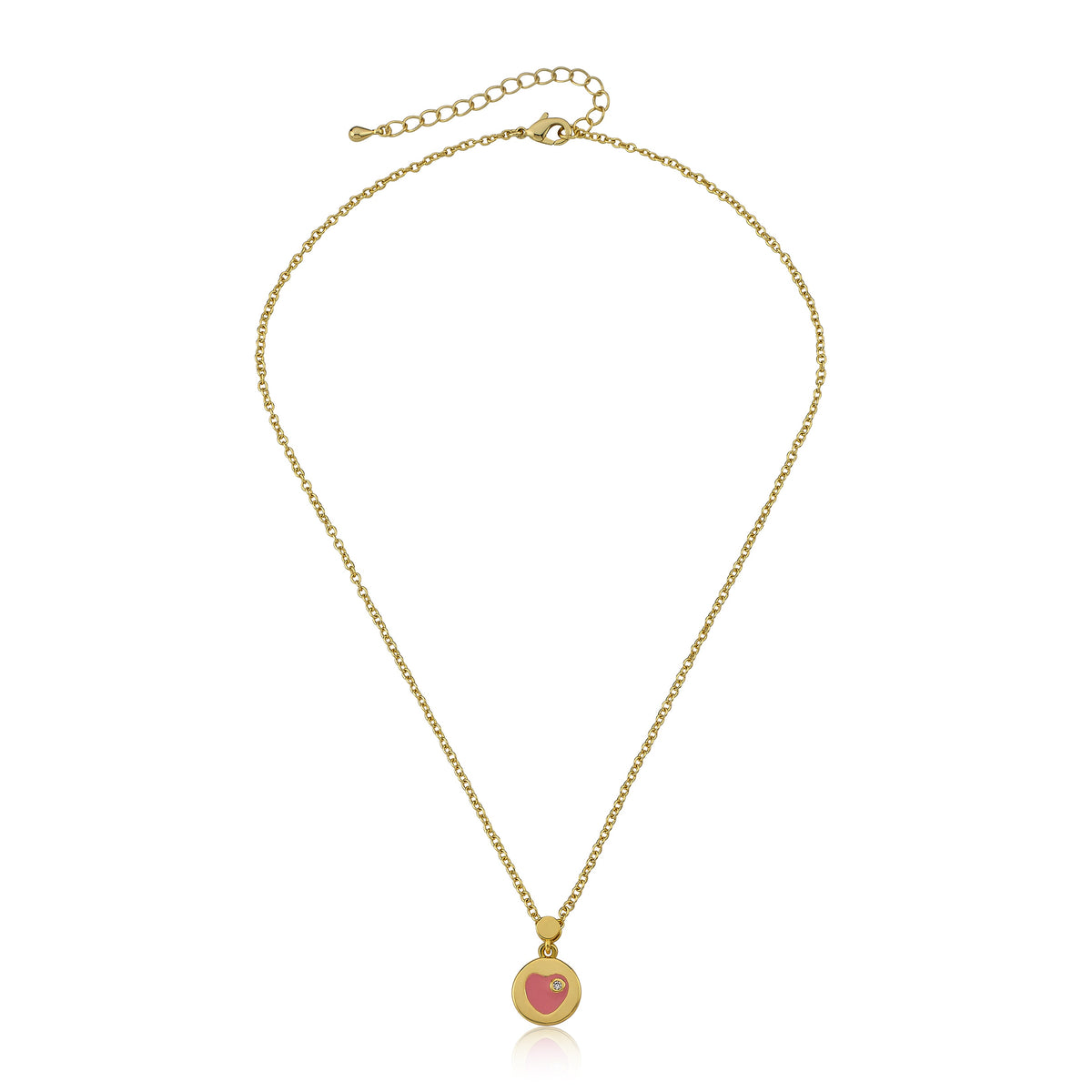 Enamel Heart Necklace