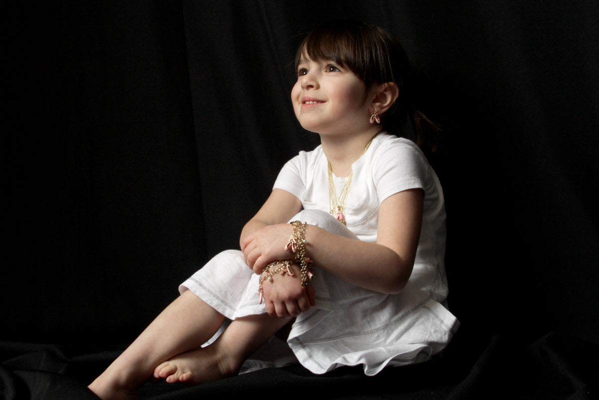 Ballet Shoe Bow Necklace